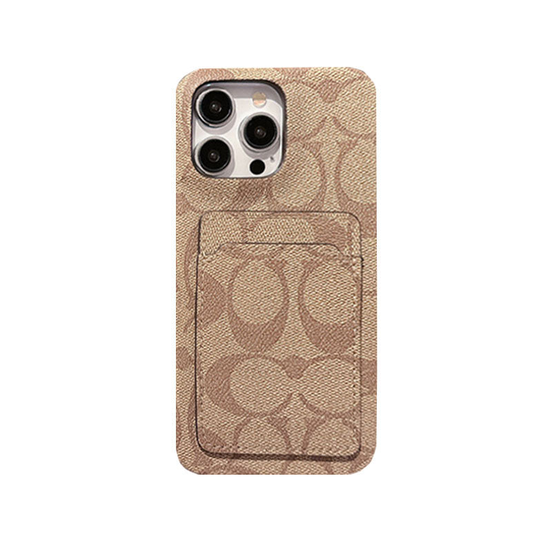 Klassisk klassisk iPhone-etui med kortholder Hvid -JQB240330