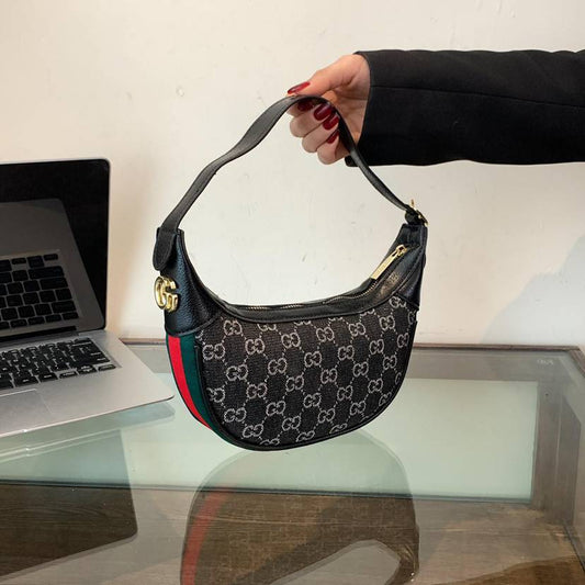 Bolso de hombro de lujo Crescent debajo del brazo