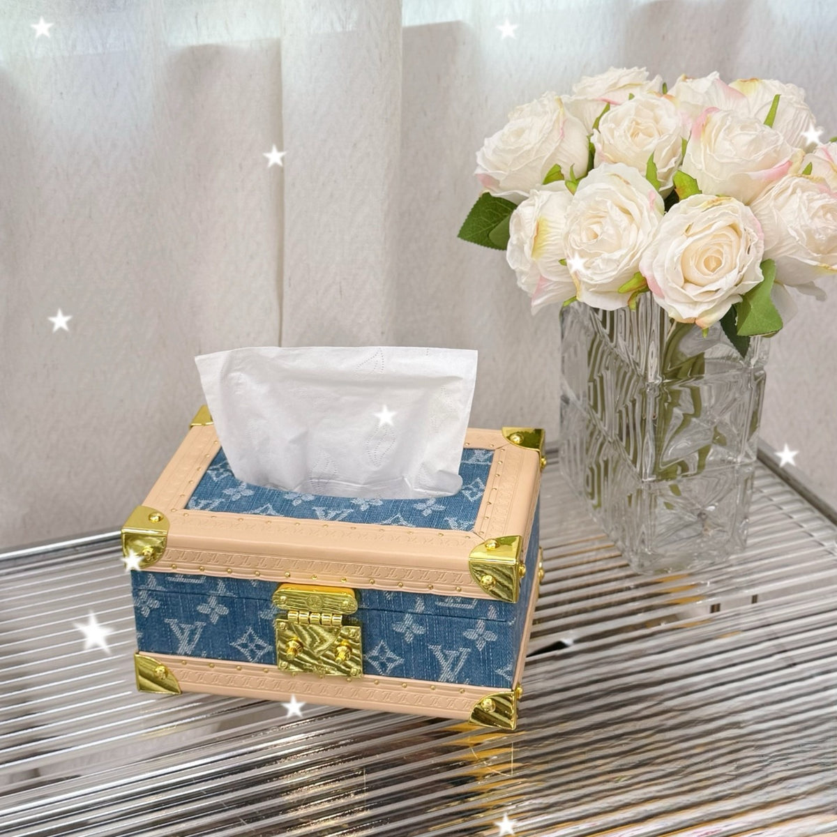 Light Luxury Home Decor Tissue Storage Box