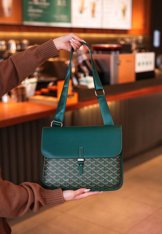 Vintage Flap Messenger Bag