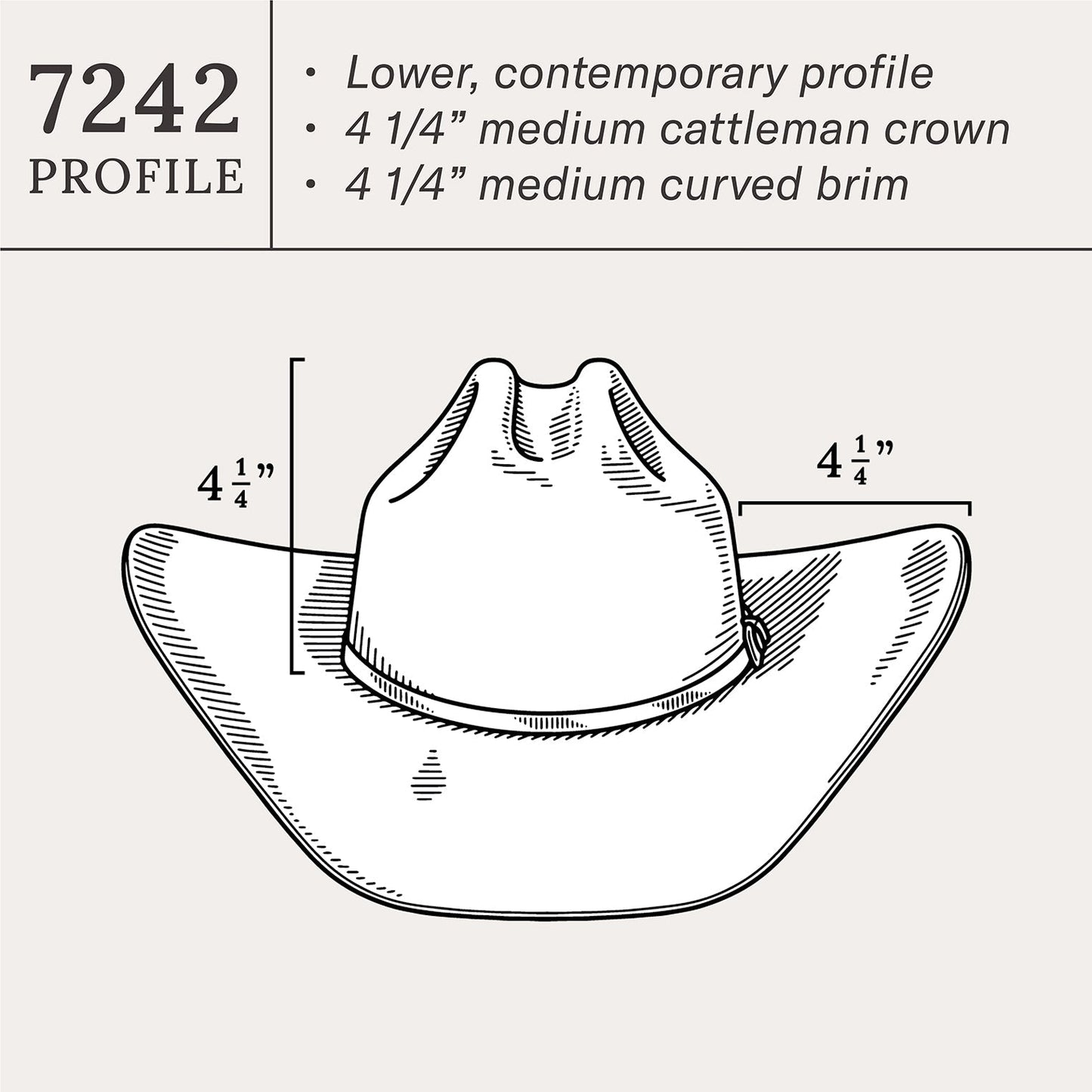 Skyline 7242 6X Chapeau de cowboy