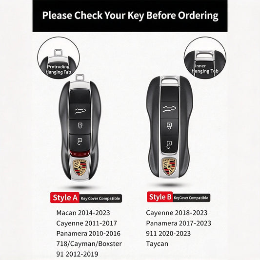 Car Key Fob Cover Set for Porsche P2