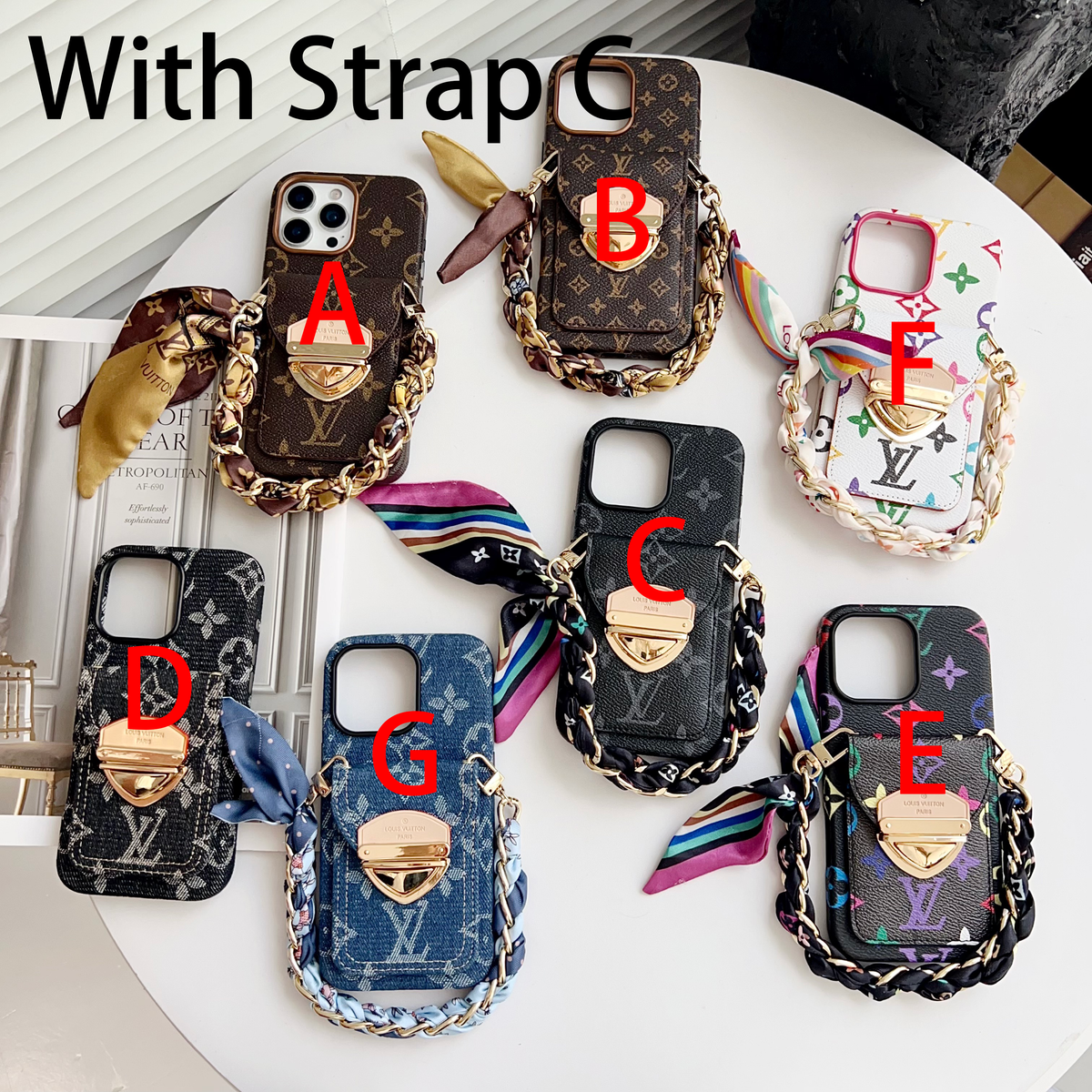حافظة iPhone فاخرة كروس مع جيب للبطاقة & حزام قابل للفصل