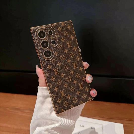 CUSTODIA PER TELEFONO COLORE MARRONE PER SAMSUNG GALAXY