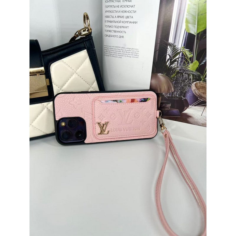 Luksus Fire farver Card Bag iPhone etui
