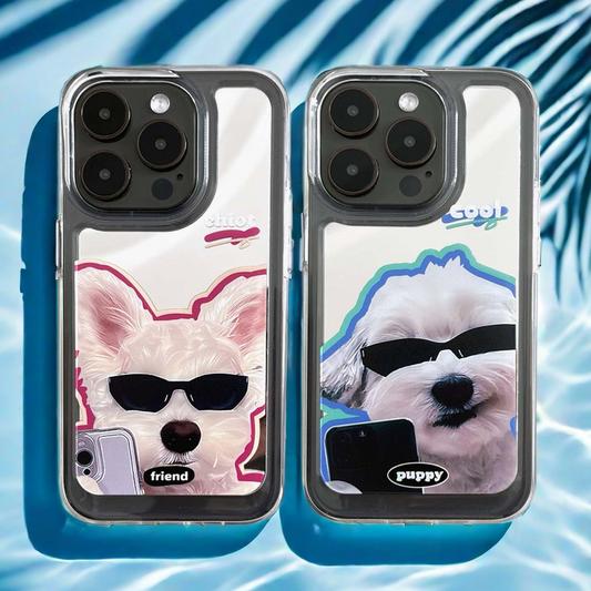 Spiegel iPhone Hülle | Selbstauslöser für Paare und Hunde (Kauf von 2 und erhalte 50 % Rabatt auf einen)