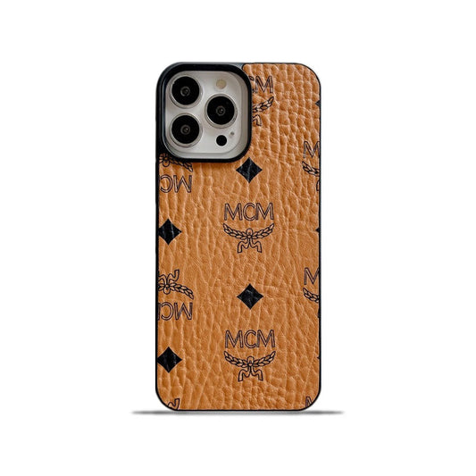 Custodia per iPhone MCM gialla-MCK240603