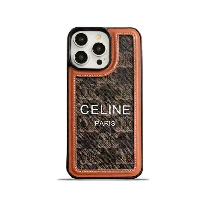 Černé pouzdro na iPhone s řemínkem Celine-SZ231124