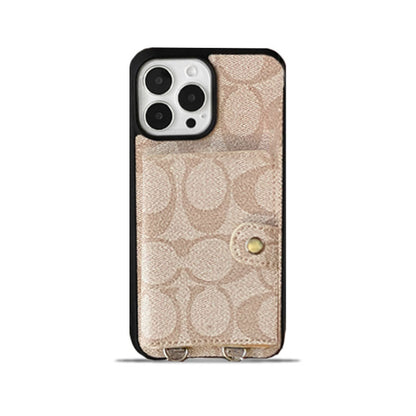 Klassisk iPhone-etui med pung og rem Hvid -SZK240402