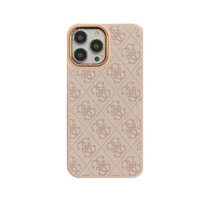 حافظة آيفون فاخرة باللون الأصفر-MD231025