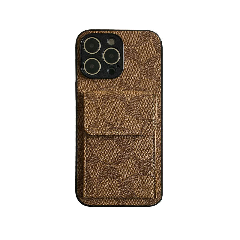Klassisk iPhone-etui med pung Sort-HP240513