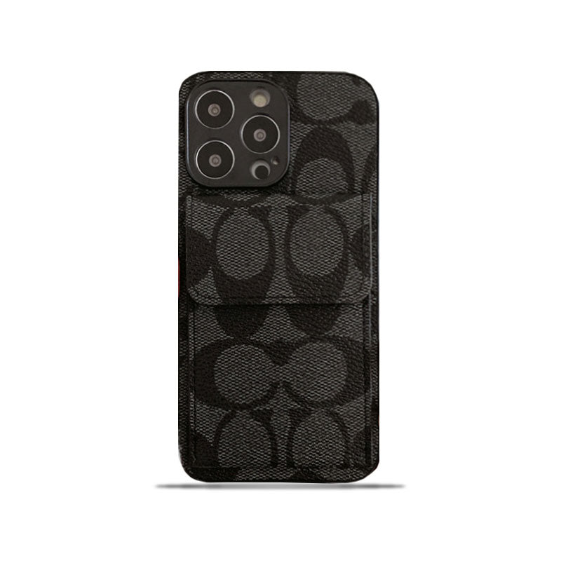 Klassisk iPhone-etui med pung Sort-HP240513