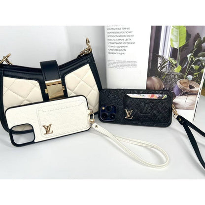 Luksus Fire farver Card Bag iPhone etui