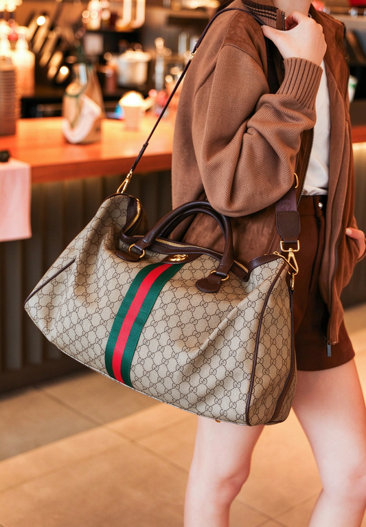 Vintage Monogram Duffle Travel Bag