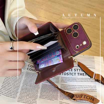 Vintage Embossed Card Holder Phone Case