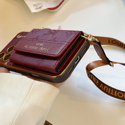 Vintage Embossed Card Holder Phone Case