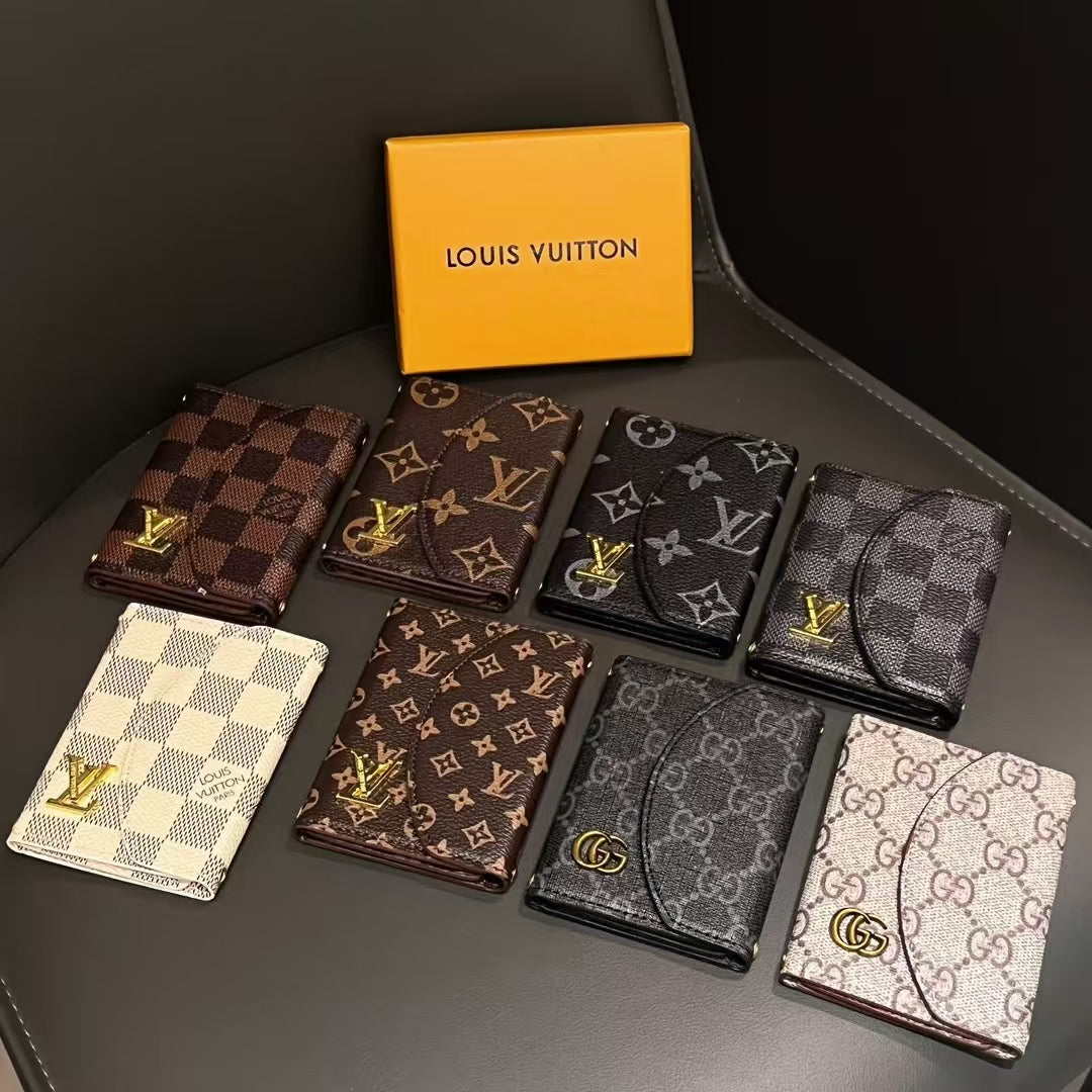 Luxury -Inspired Monogram Compact Card holder Collection