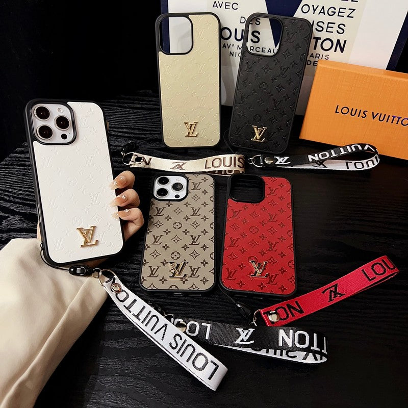 Luksus brunt håndkæde iPhone etui
