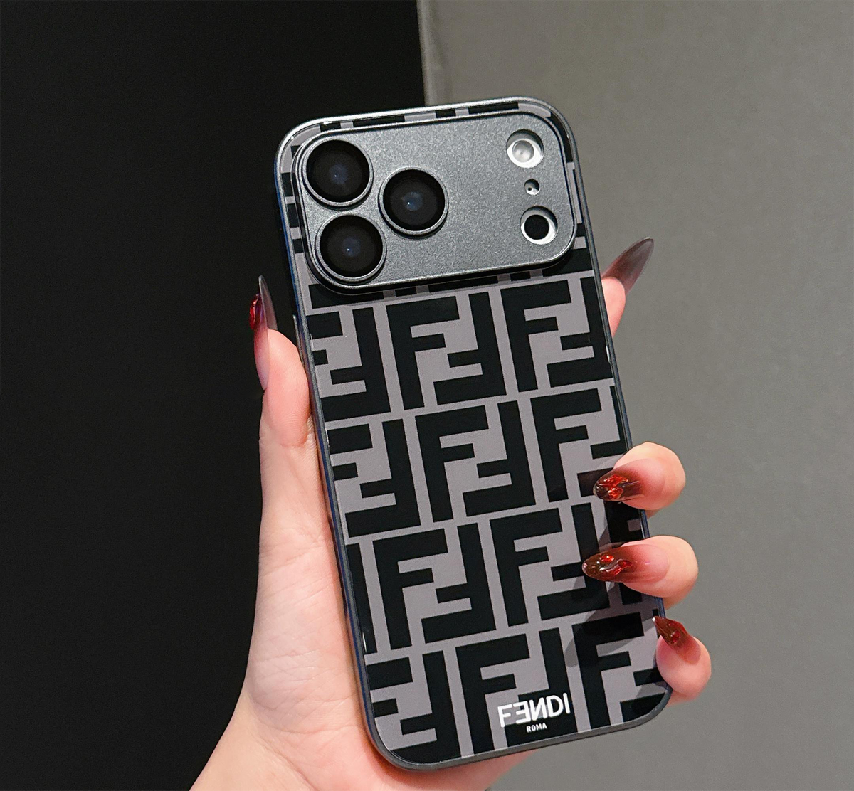 Luksus mønster stødsikker iPhone-cover med kamerabeskyttelse
