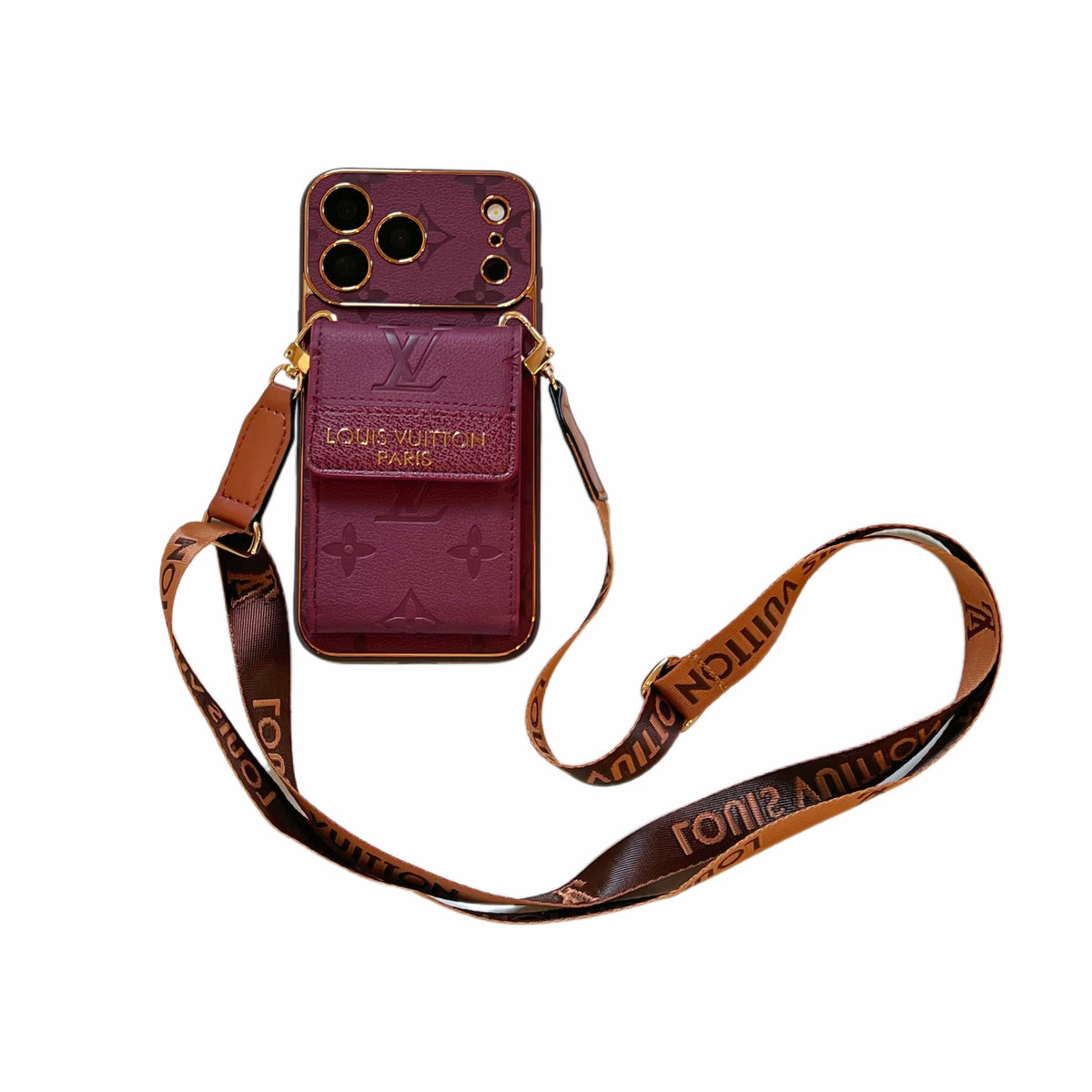 Vintage Embossed Card Holder Phone Case