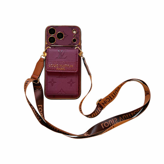 Vintage Embossed Card Holder Phone Case