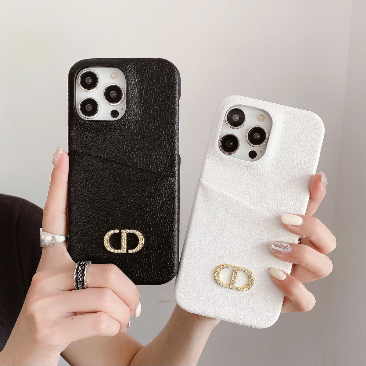 Fashion læder cover til iPhone