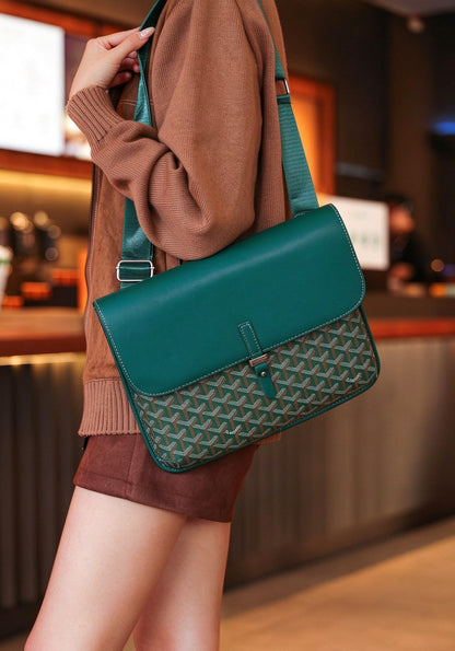 Vintage Flap Messenger Bag