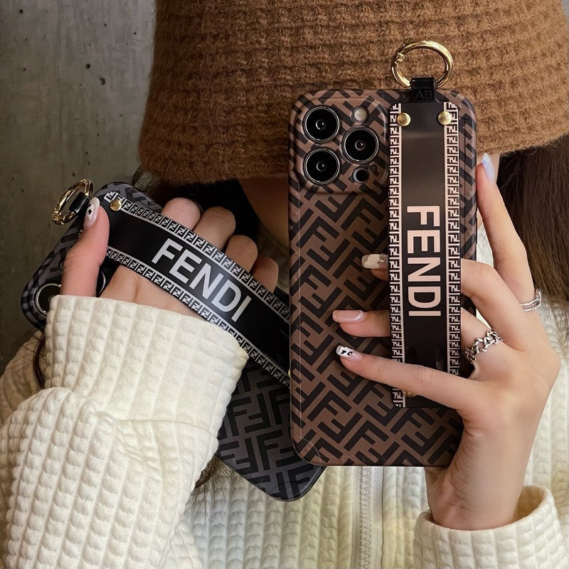 Elegante custodia per iPhone con cinturino