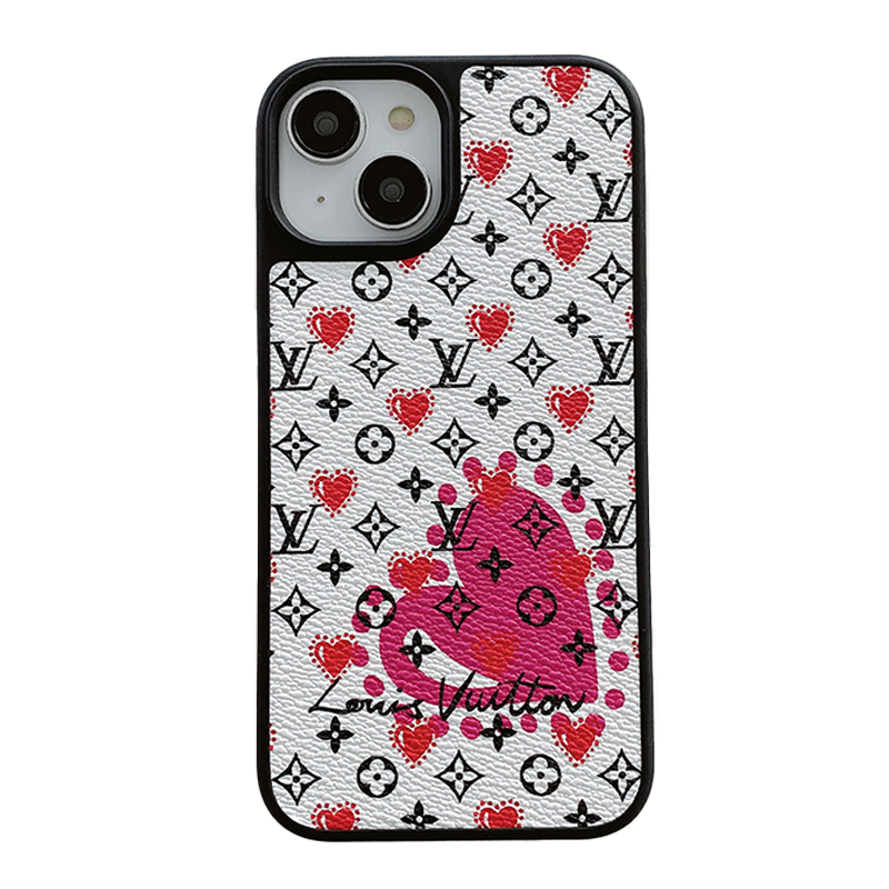 Luksus Ballon & Hjerte Læder iPhone-etui