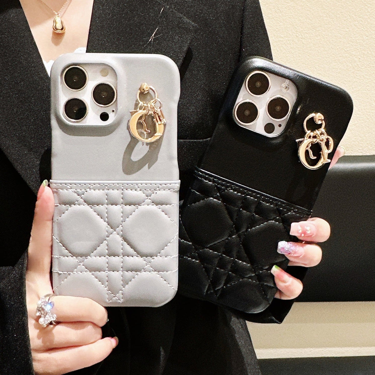 Fashion læder cover til iPhone