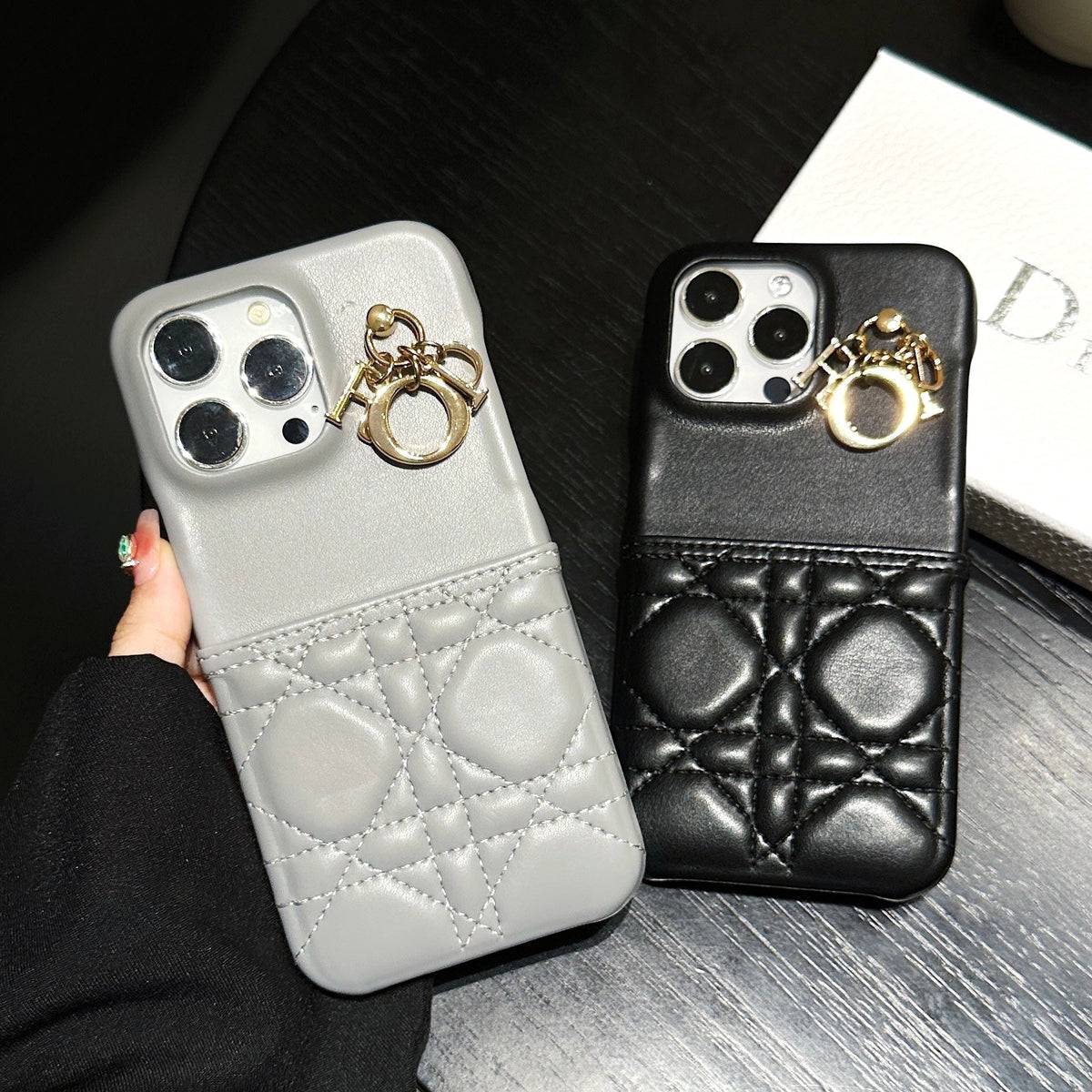 Fashion læder cover til iPhone