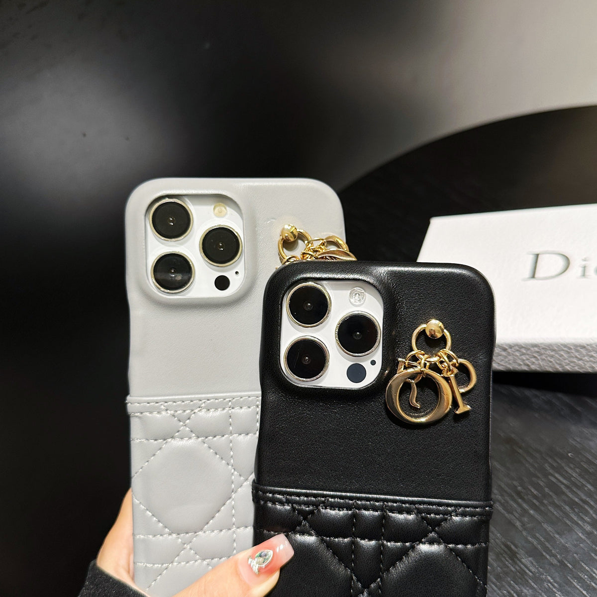 Fashion læder cover til iPhone