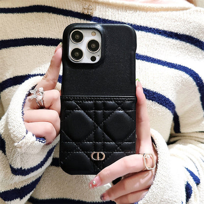 Fashion læder cover til iPhone