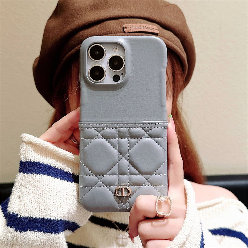 Fashion læder cover til iPhone