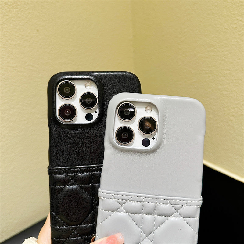 Fashion læder cover til iPhone