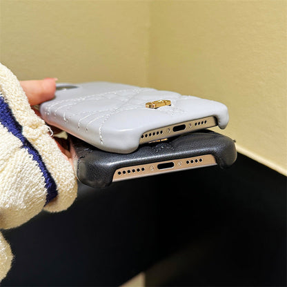 Fashion læder cover til iPhone
