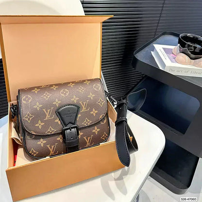 Luxury Bag High-Quality Leather Monogram Pattern