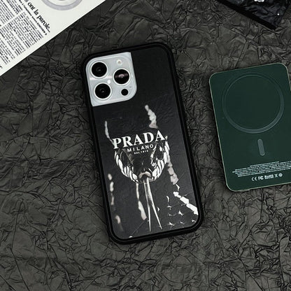 Luksus sort iPhone etui