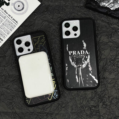 Luksus sort iPhone etui