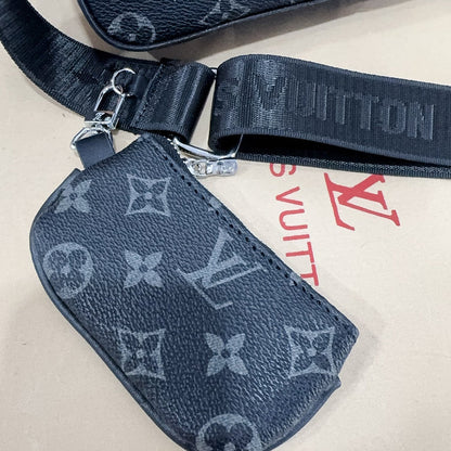（Buy 3, pay for 2）Classic Monogram Trio Messenger Bag - A Fashion Must-Have 011