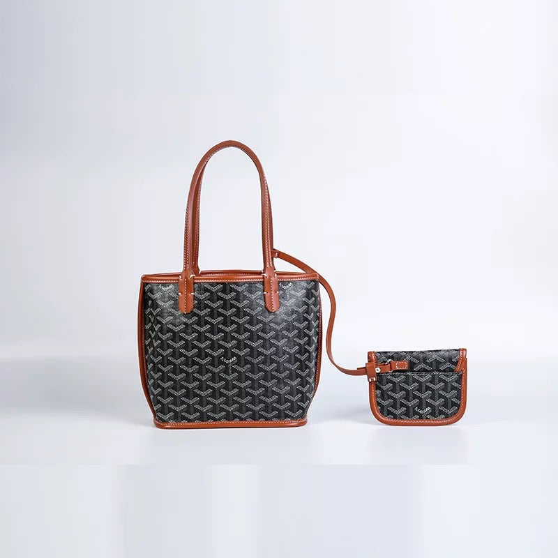 Parisian Luxury Geometric Tote Bag – Elegant & Versatile 013