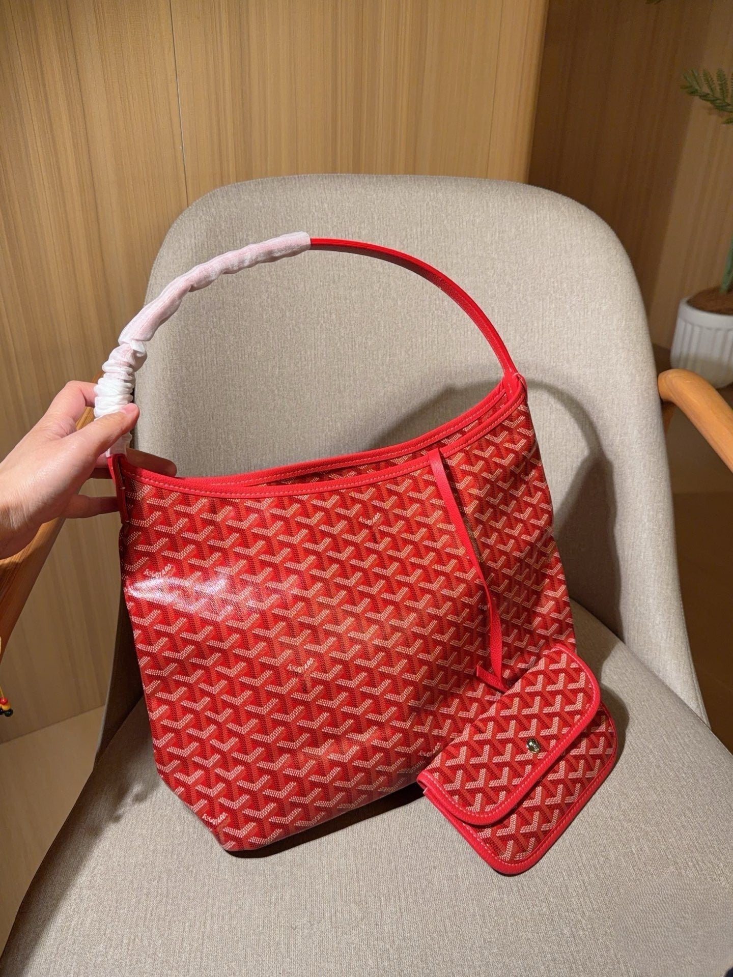 Vintage Geometric Medium Tote Bag