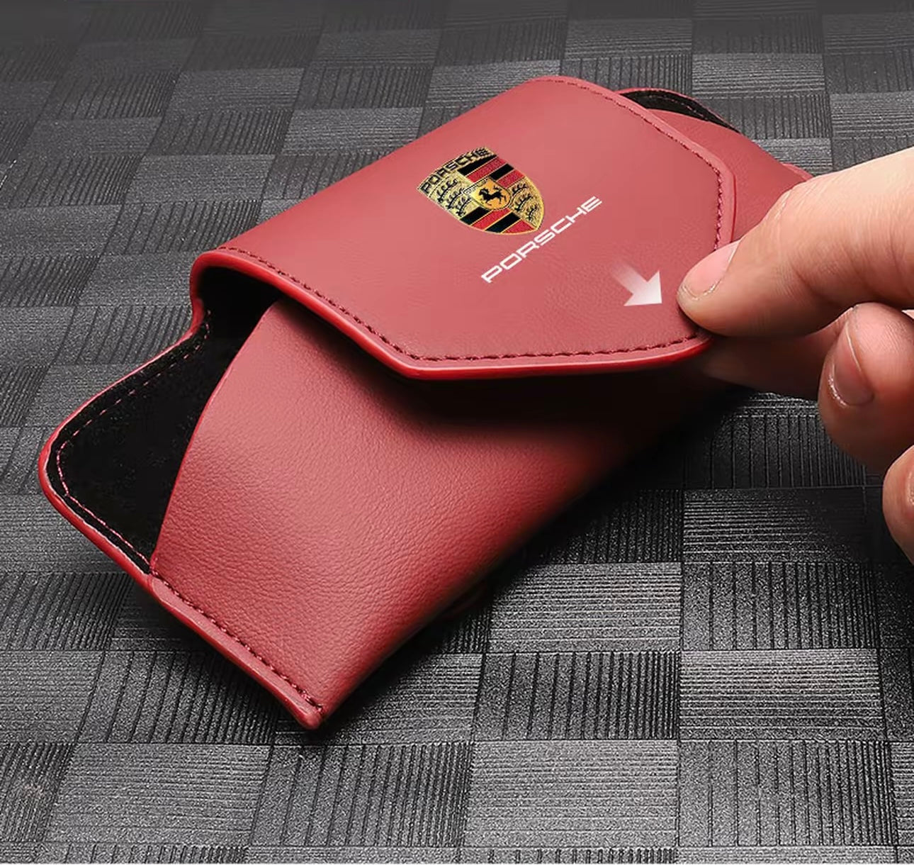 Premium In-Car Eyeglasses Case