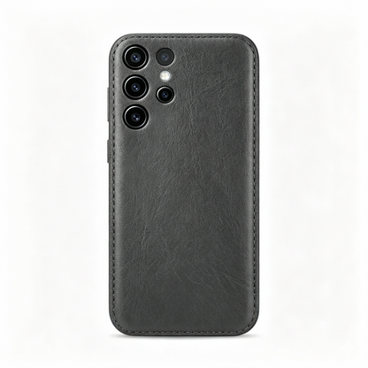 Handcrafted Vegetable-Tanned Leather Samsung Case – Vintage Patina Edition