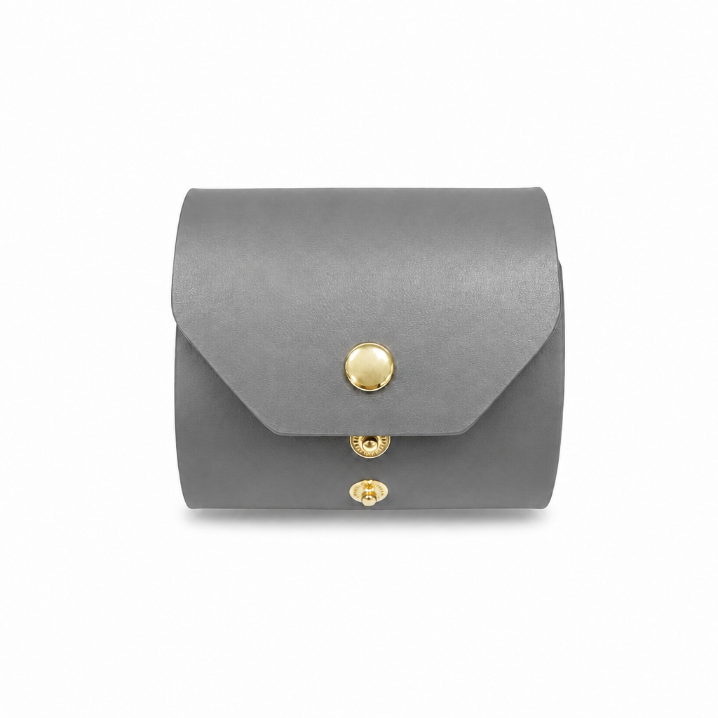 Handcrafted Leather Cash Wrap Wallet — Slim, Minimal, Essential