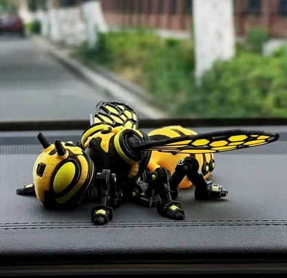 Cyber Mech Bumblebee 3D-Printed Trendy Ornament