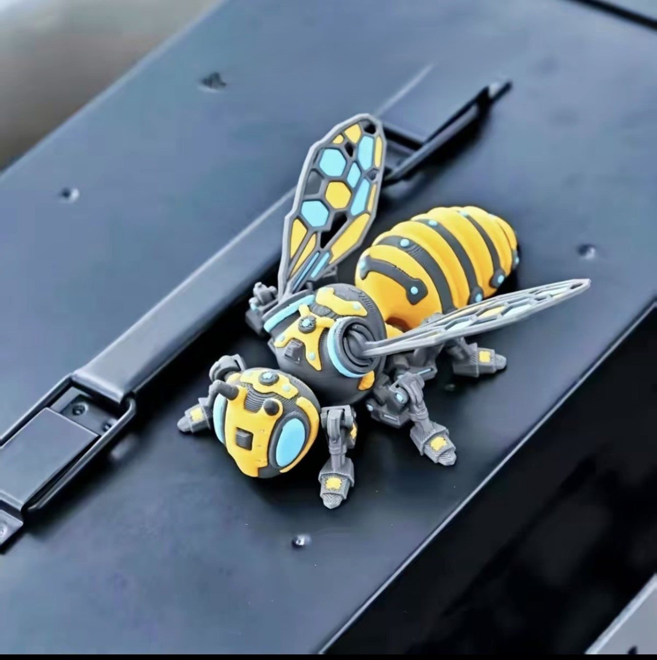 Cyber Mech Bumblebee 3D-Printed Trendy Ornament