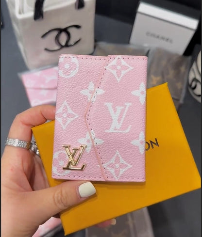 Luxury -Inspired Monogram Compact Card holder Collection