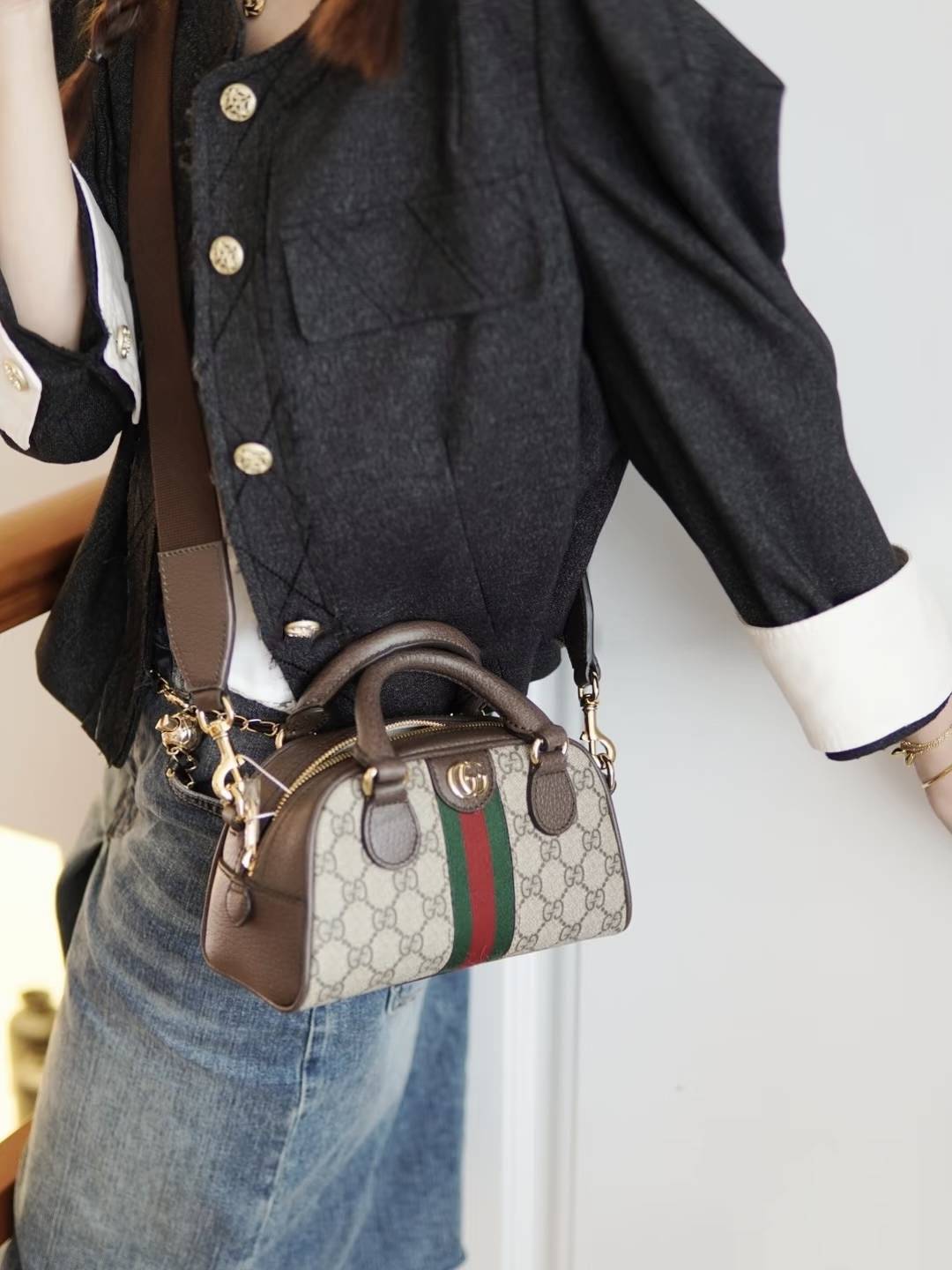 Light Luxury Mini Boston Handbag