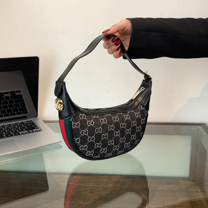 Luxury Crescent Underarm Shoulder Bag